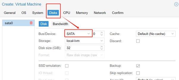 Verify the VM details.