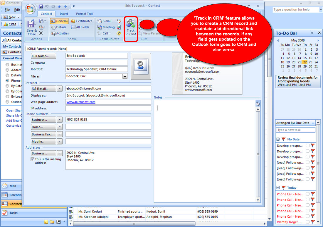 Dynamics 365 crm features