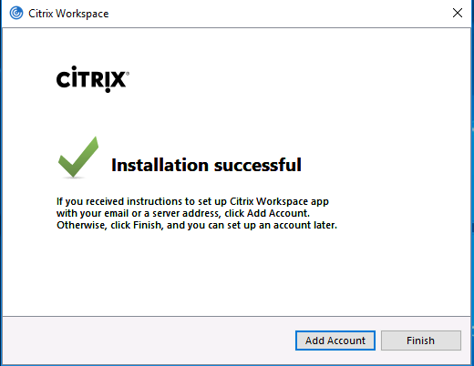 citrix workspace wont open